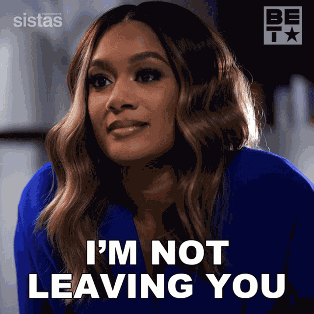 Im Not Leaving You Fatima GIF