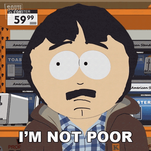 Im Not Poor Randy Marsh GIF