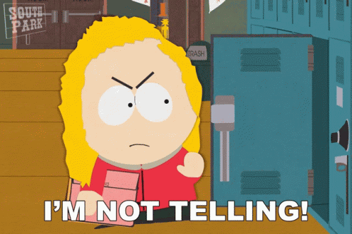 Im Not Telling Bebe Stevens GIF