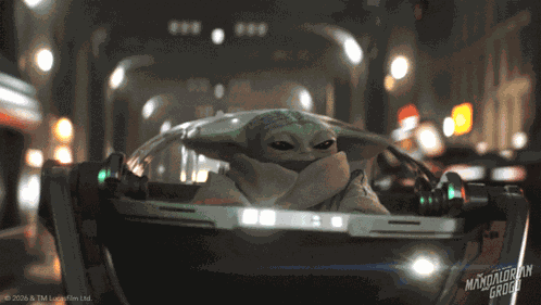 I'M On My Way Grogu GIF