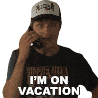 Im On Vacation Danny Mullen Sticker