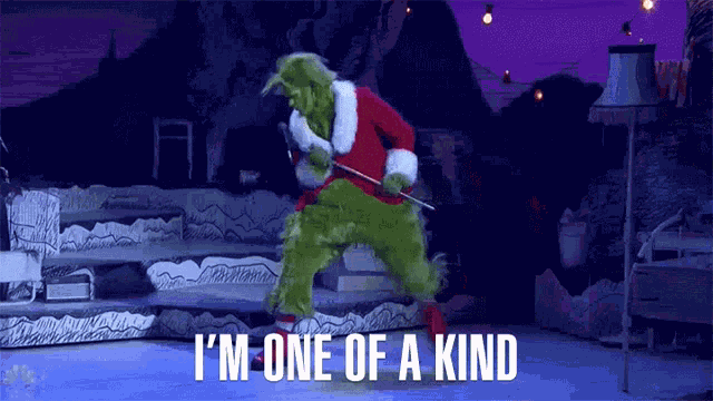 Im One Of A Kind Grinch GIF