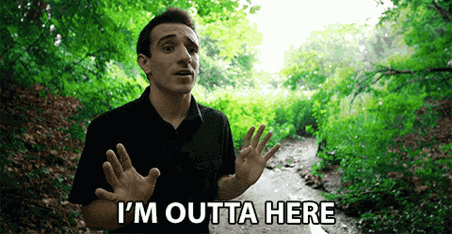 Im Outta Here Anthony Mennella GIF