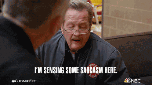 Im Sensing Some Sarcasm Here Randall Mcholland GIF