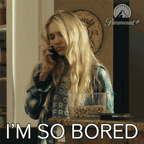 I'M So Bored Ainsley Norris GIF