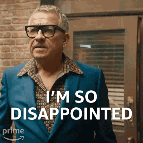 I'M So Disappointed Good Omens GIF