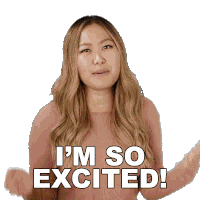 Im So Excited Ellen Chang Sticker