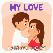 I'M So Lucky I Love You So Much GIF