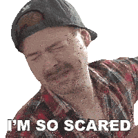 Im So Scared Jared Dines Sticker