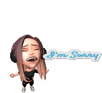 Im Sorry Mojichat Sticker