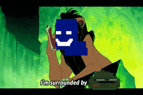 Im Surrounded By Morons Scar GIF