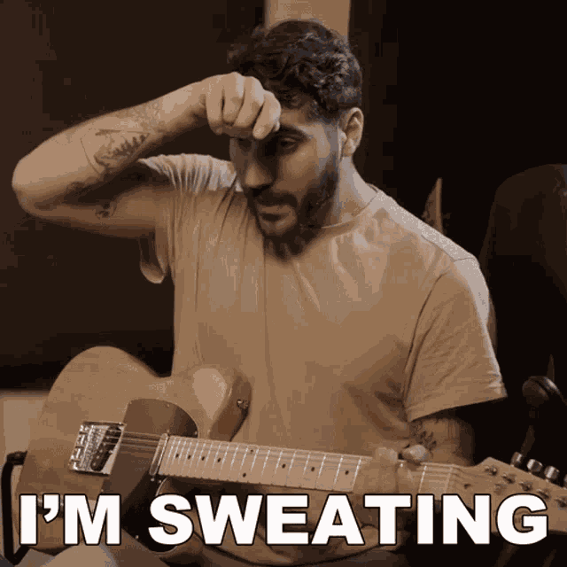Im Sweating Rudy Ayoub GIF