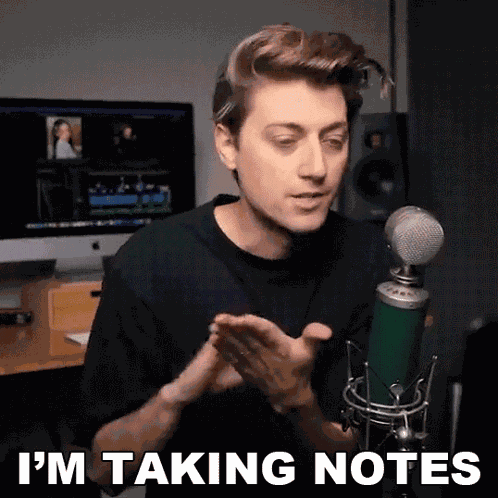 I'M Taking Notes Jordan Orme GIF