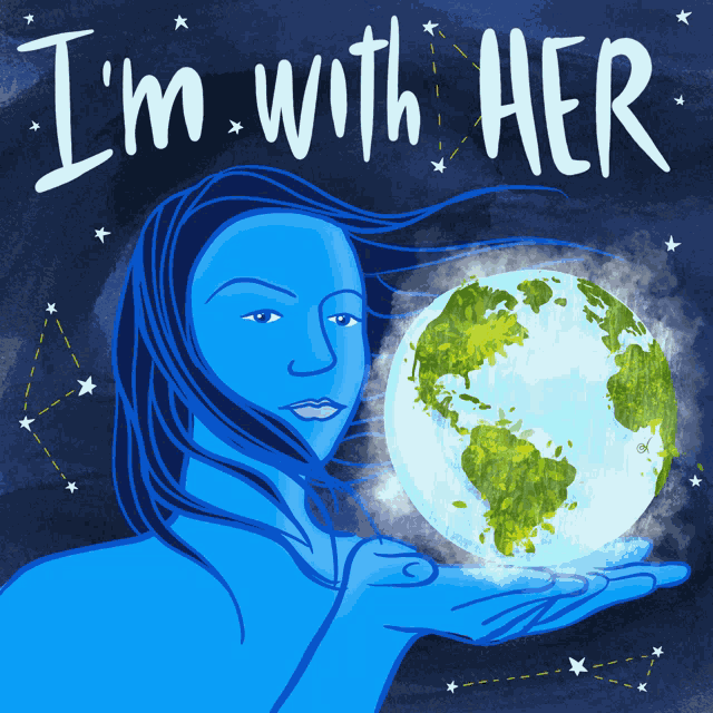 Im With Her Earth GIF