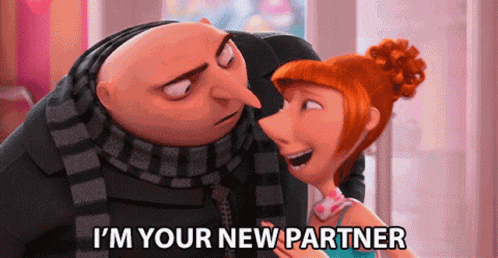 Im Your New Partner Yaaay GIF