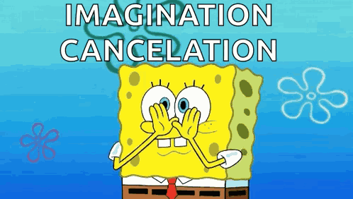Imagination Imagination Spongebob GIF