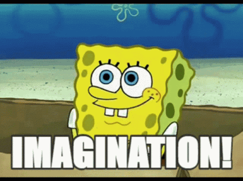 Imagination Spongebob Squarepants GIF