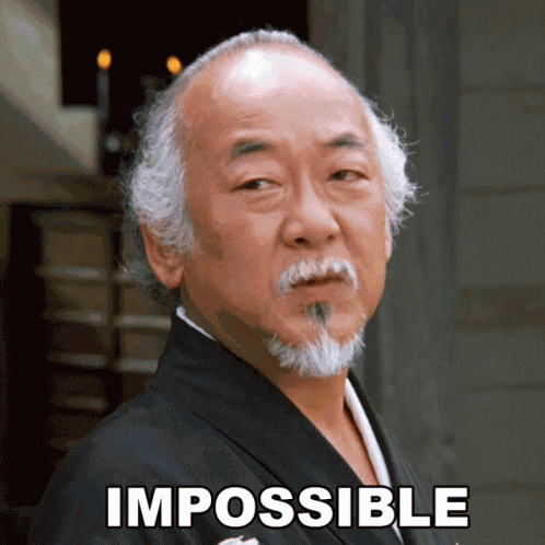 Impossible Mr Miyagi GIF