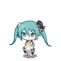 In Doubt Miku Sticker
