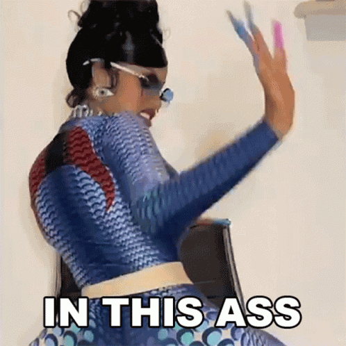 In This Ass Cardi B GIF
