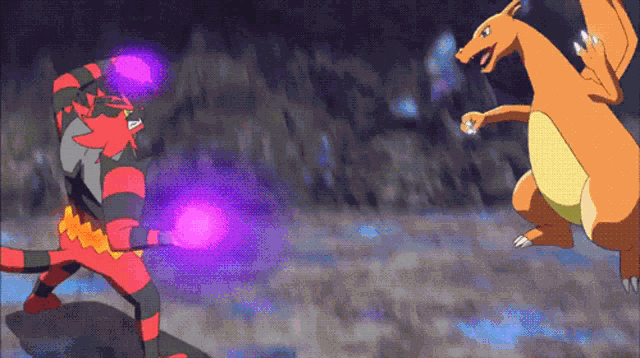 Incineroar Charizard GIF