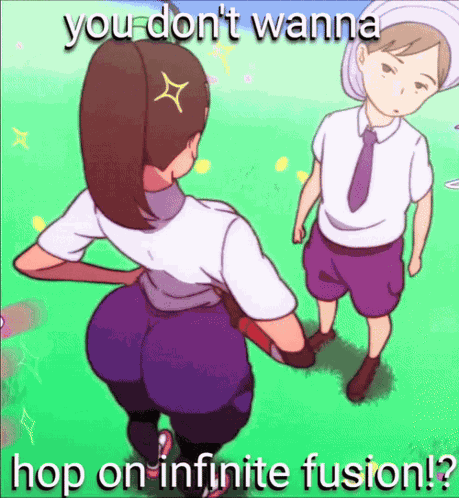 Infinite Fusion Hop On GIF