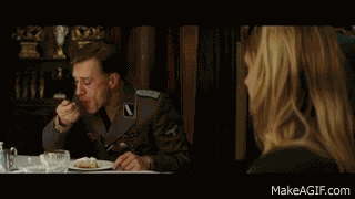 Inglourious Basterds Christipher Waltz GIF