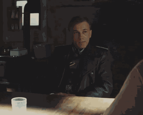 Inglourious Basterds Hans Landa GIF
