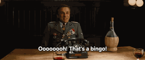 Inglourious Basterds Hans Landa GIF