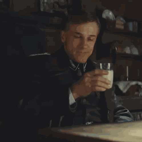 Inglourious Basterds Hans Landa GIF