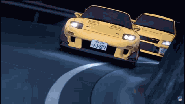 Initial D Rx7 GIF