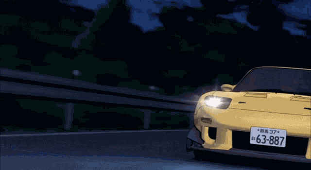 Initial D Rx7 GIF