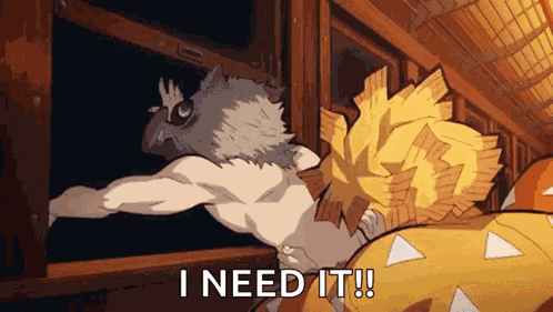 Inosuke Demon Slayer GIF