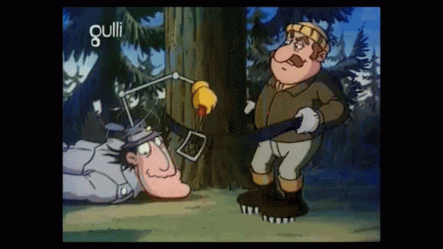 Inspector Gadget Dizzy Cartoon GIF