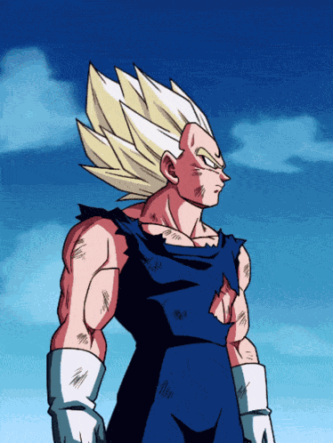 Int Majin Vegeta Brief Paternal Moment GIF
