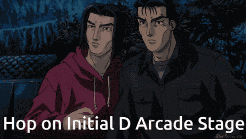 Intiial D Arcade Stage Hop On GIF