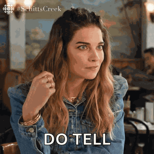 Intrigued Annie Murphy GIF