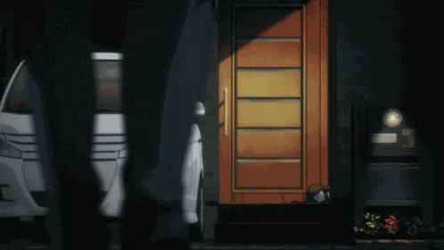 Inuyashiki Walk Out Door GIF