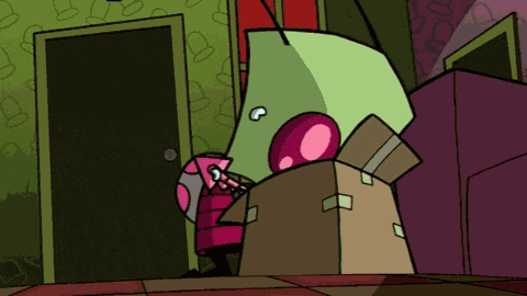 Invader Zim Box GIF