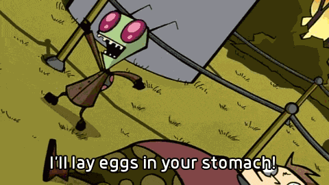 Invader Zim Eggs GIF