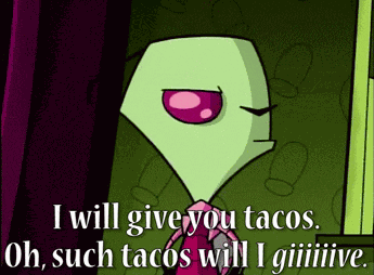 Invader Zim Tacos GIF
