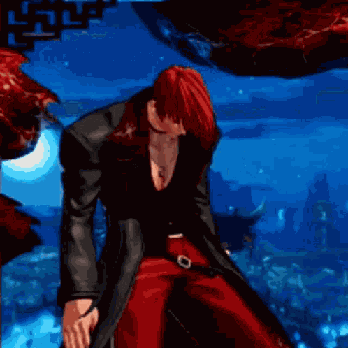 Iori Yagami Laugh GIF