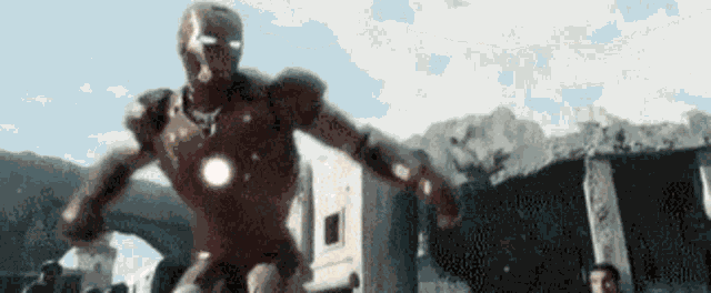 Iron Man Blast GIF