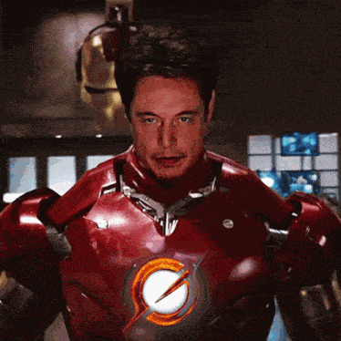 Iron Man Elon Musk Grok V2 Iron Man Grok GIF