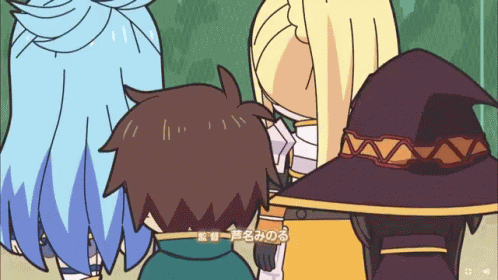Isekai Quartet Kazuma Sato GIF