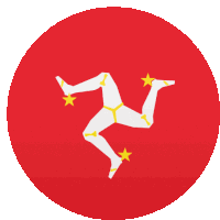 Isle Of Man Flags Sticker