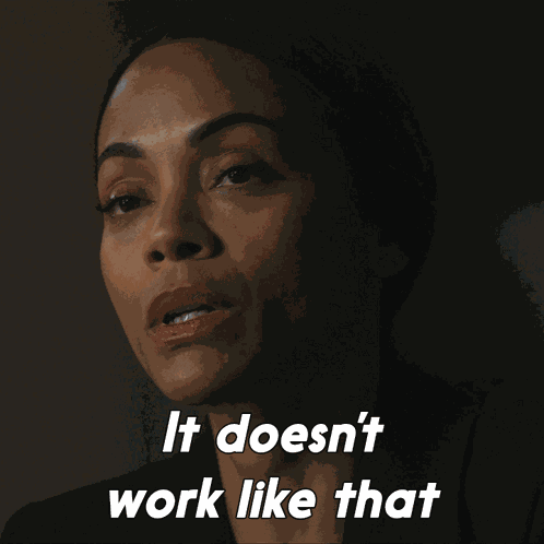 It Doesn'T Work Like That Joe GIF