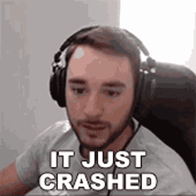 It Just Crashed Anthony Alfredo GIF