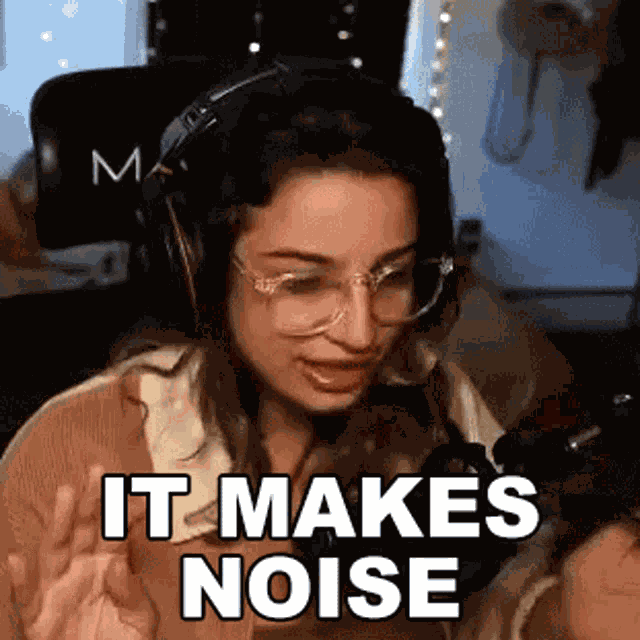 It Makes Noise Melissa GIF