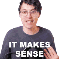 It Makes Sense Hunter Engel Sticker